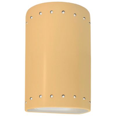 Ambiance ADA Cylinder Perforated Outdoor LED Wall Sconce - Open Top & Bottom