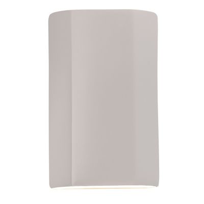 Ambiance ADA Flat Cylinder LED Outdoor Wall Sconce - Open Top & Bottom