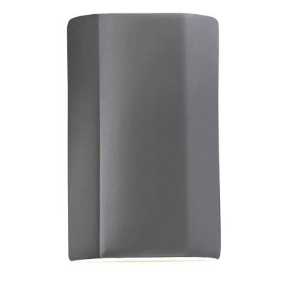 Ambiance ADA Flat Cylinder LED Outdoor Wall Sconce - Open Top & Bottom