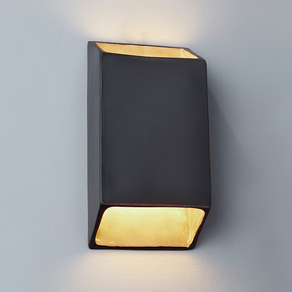 Ambiance ADA Tapered Rectangular LED Outdoor Wall Sconce - Open Top & Bottom