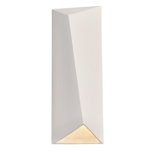 Ambiance Diagonal Rectangular LED Wall Sconce - Closed Top
