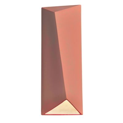 Ambiance Diagonal Rectangular LED Outdoor Wall Sconce - Closed Top
