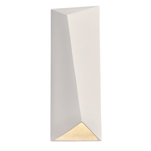 Ambiance Diagonal Rectangular LED Outdoor Wall Sconce - Closed Top
