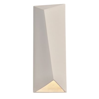 Ambiance Diagonal Rectangular LED Outdoor Wall Sconce - Closed Top