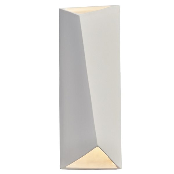 Ambiance Diagonal Rectangular LED Wall Sconce - Open Top & Bottom