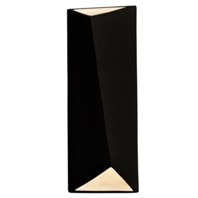 Ambiance Diagonal Rectangular LED Wall Sconce - Open Top & Bottom