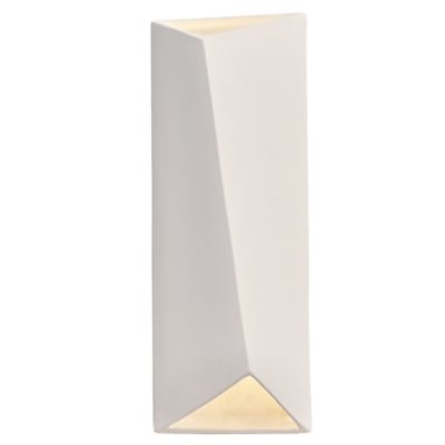 Ambiance Diagonal Rectangular LED Wall Sconce - Open Top & Bottom