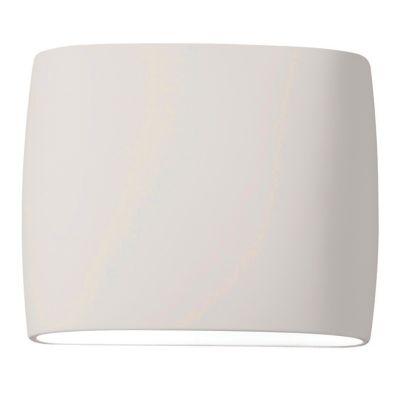 Ambiance ADA Wide Oval LED Outdoor Wall Sconce - Open Top & Bottom