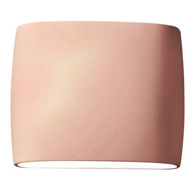 Ambiance ADA Wide Oval LED Outdoor Wall Sconce - Open Top & Bottom