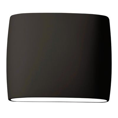 Ambiance ADA Wide Oval LED Outdoor Wall Sconce - Open Top & Bottom