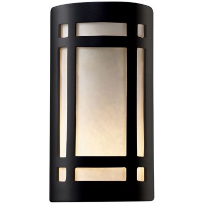 Ambiance ADA Craftsman Window Outdoor Wall Sconce - Closed Top