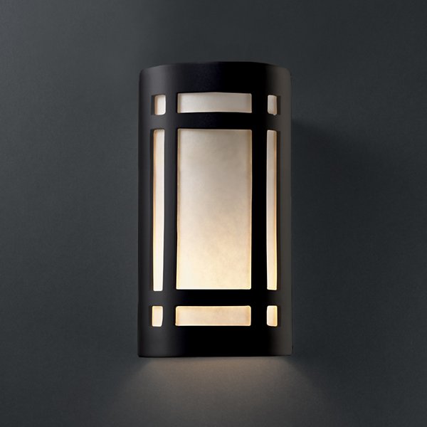 Ambiance ADA Craftsman Window Outdoor Wall Sconce - Closed Top