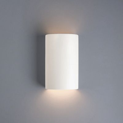 Shown in Matte White finish, Small size