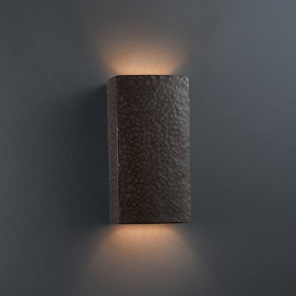 Ambiance Rectangle Wall Sconce - Open Top & Bottom