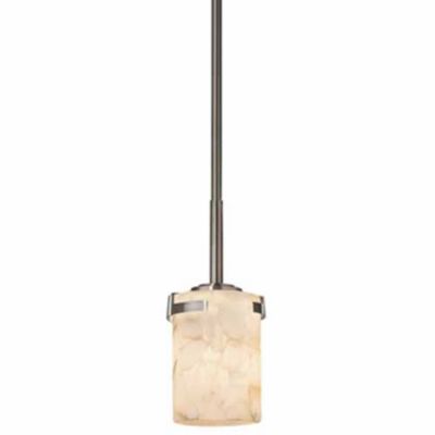 Alabaster Rocks! Atlas Mini Pendant (Nickel|LED) - OPEN BOX