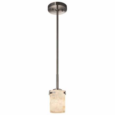 Alabaster Rocks! Atlas Mini Pendant (Nickel|LED) - OPEN BOX