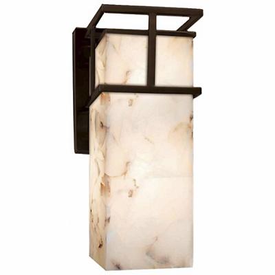 Alabaster Rocks! Wall Sconce (Bronze/S/Incand) - OPEN BOX