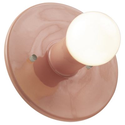 Stepped Discus Wall Sconce