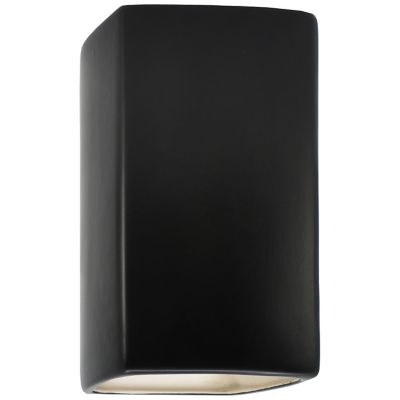 Ambiance Large Rectangle Wall Sconce - Closed Top