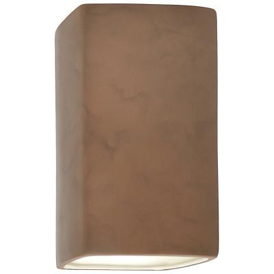 Ambiance Large Rectangle Wall Sconce - Closed Top