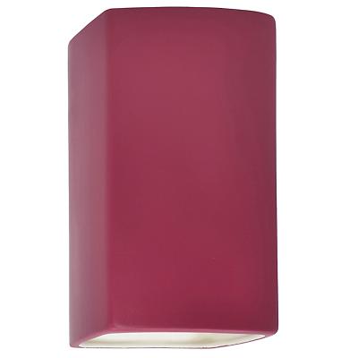 Ambiance Large Rectangle Wall Sconce - Closed Top