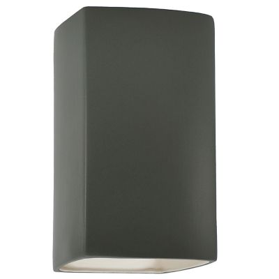 Ambiance Large Rectangle Wall Sconce - Closed Top