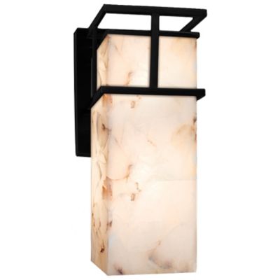 Alabaster Rocks! Wall Sconce (Black|Large|Incand) - OPEN BOX