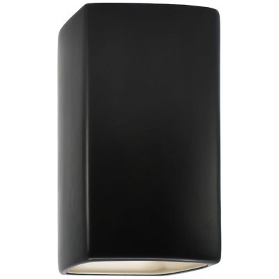 Ambiance Wall Sconce-Open Top&Bottom (Black|S|Std)-OPEN BOX