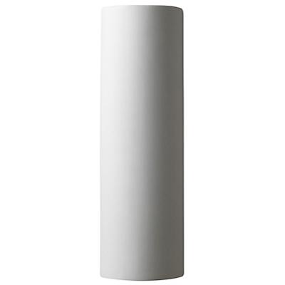 Cylinder Tube Top&Bottom Wall Sconce(Bisque/Incand)-OPEN BOX