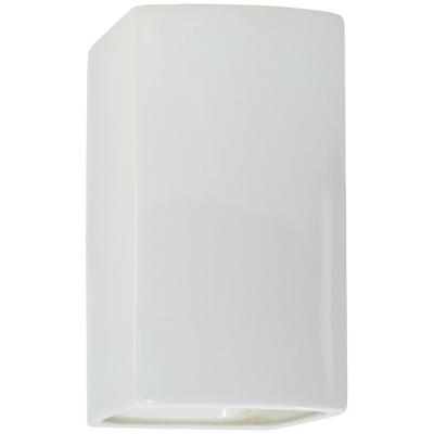Rectangle Wall Sconce (White/Large/Standard)-OPEN BOX RETURN