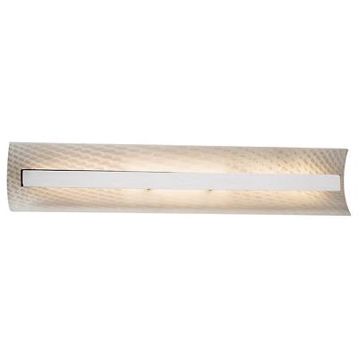Fusion Contour Linear Bath Bar (Weave|Chrome|29 In)-OPEN BOX