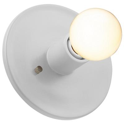 Discus Wall Sconce (Matte White) - OPEN BOX