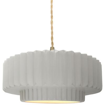 Radiance Tier Pleated Pendant