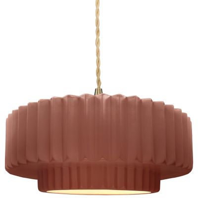 Radiance Tier Pleated Pendant