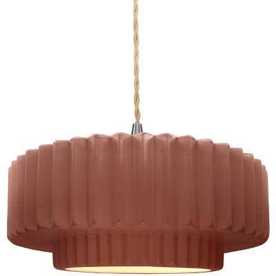 Radiance Tier Pleated Pendant