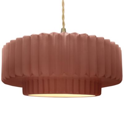 Radiance Tier Pleated Pendant