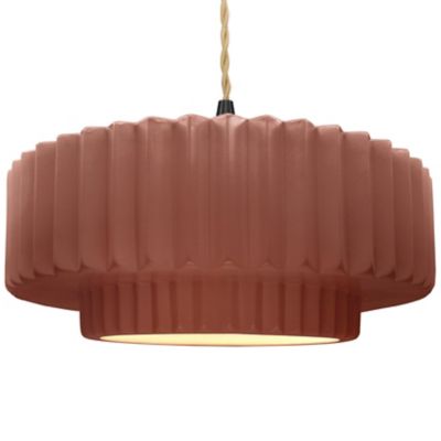 Radiance Tier Pleated Pendant
