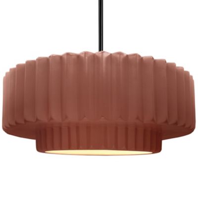 Radiance Tier Pleated Pendant