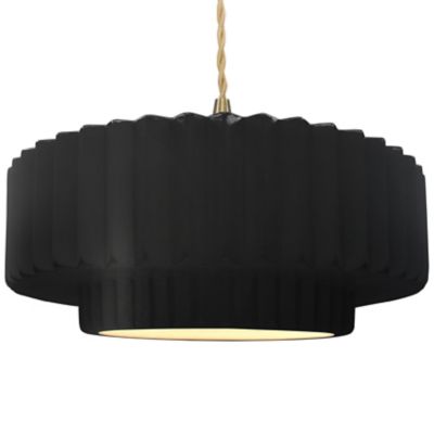 Radiance Tier Pleated Pendant