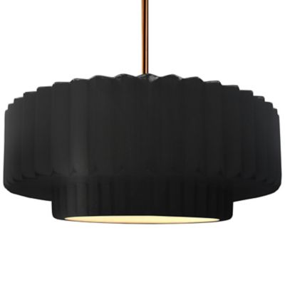 Radiance Tier Pleated Pendant