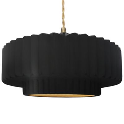 Radiance Tier Pleated Pendant
