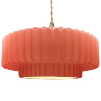 Radiance Tier Pleated Pendant