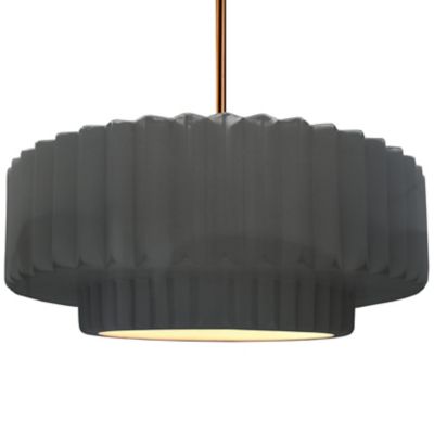 Radiance Tier Pleated Pendant