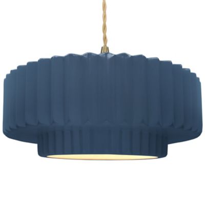 Radiance Tier Pleated Pendant
