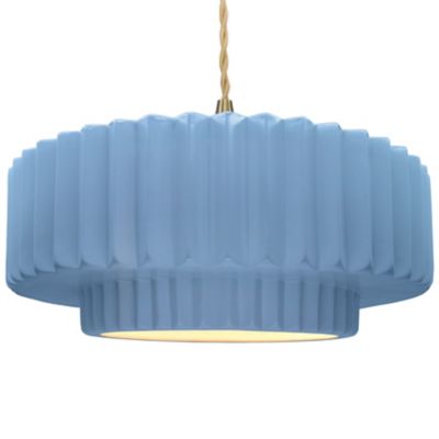 Radiance Tier Pleated Pendant