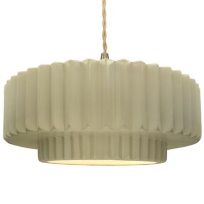 Radiance Tier Pleated Pendant