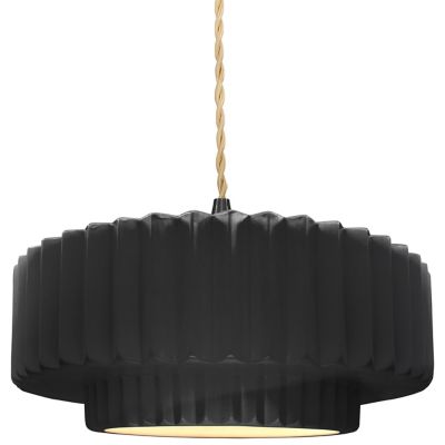 Radiance Tier Pleated Pendant