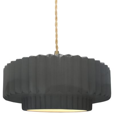 Radiance Tier Pleated Pendant