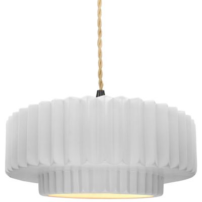 Radiance Tier Pleated Pendant