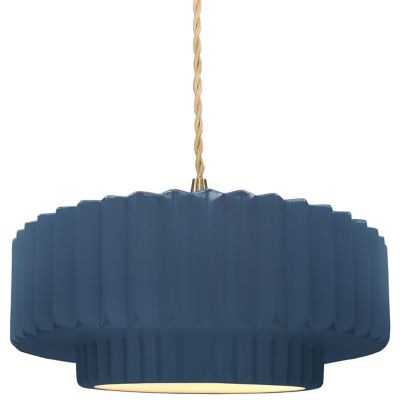 Radiance Tier Pleated Pendant